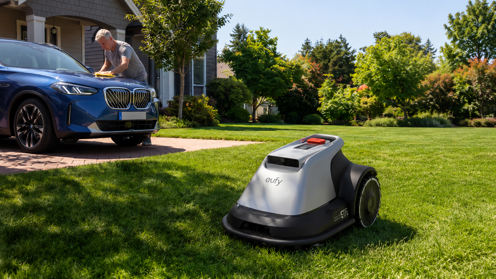 eufy Mähroboter ohne Begrenzungskabel im Garten