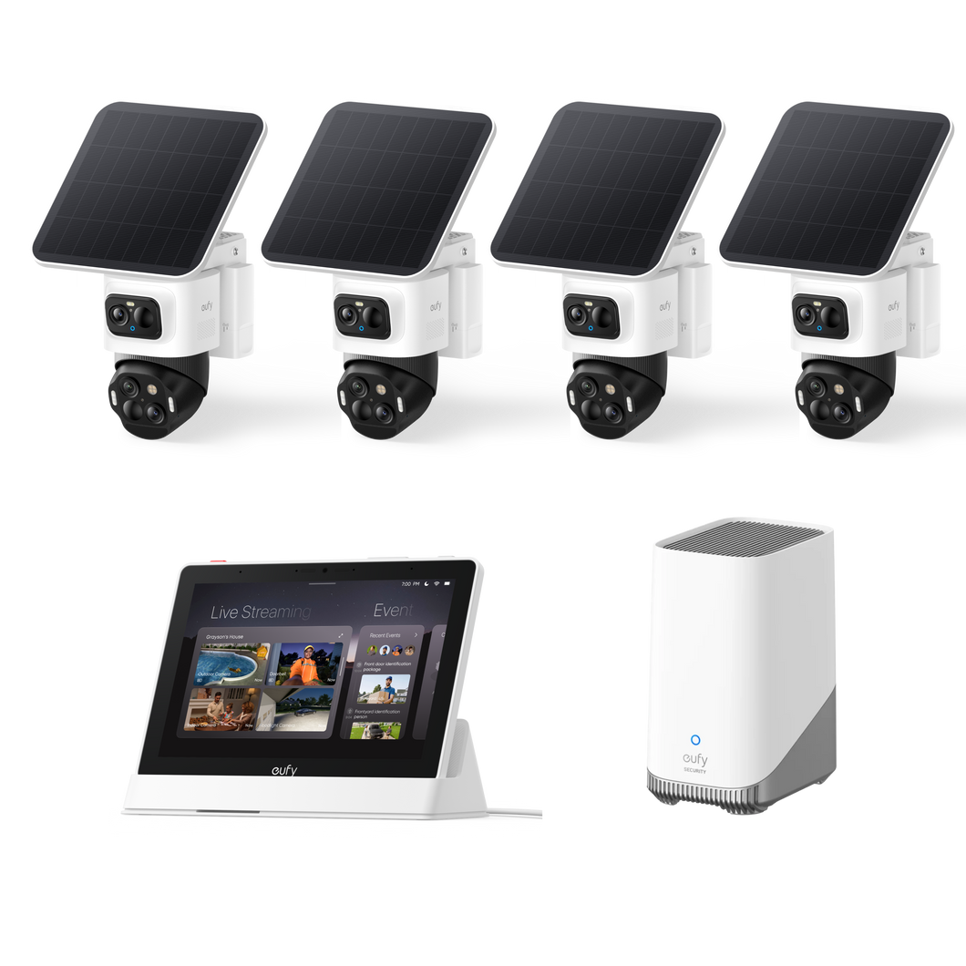 eufyCam S4 4-Cam Kit mit Smart Display E10