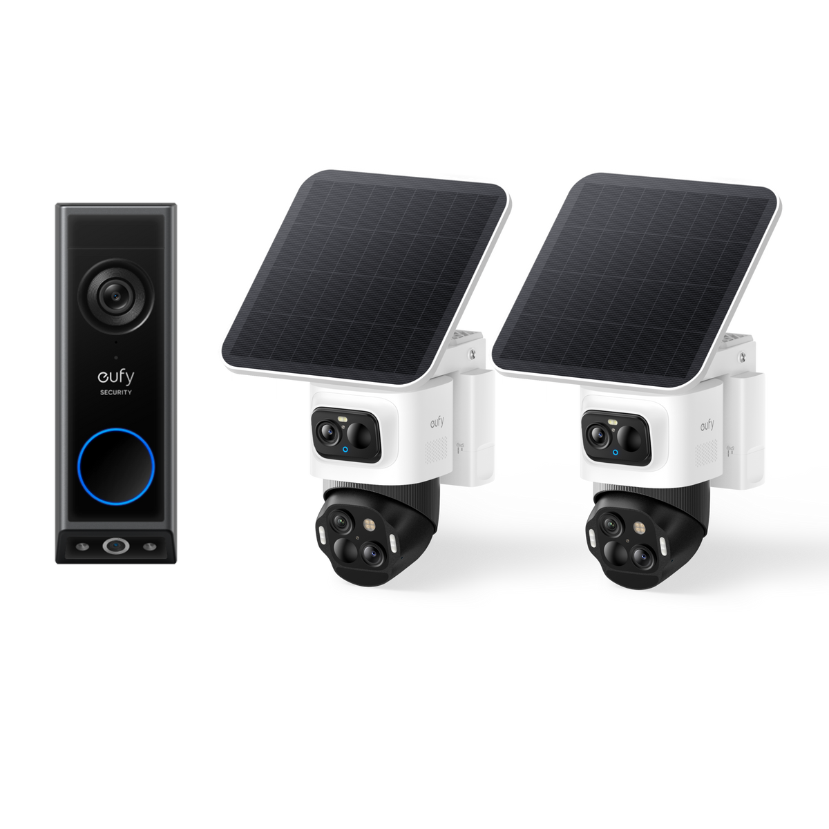 eufyCam S4  (2er-Pack) und Türklingel mit Kamera E340