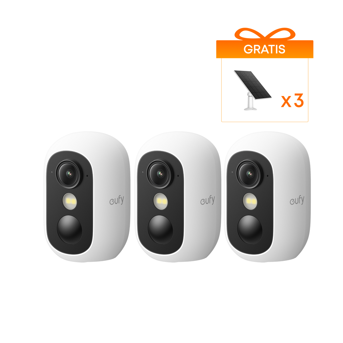 eufy Security eufyCam C35 – Kabellose 3er Pack
