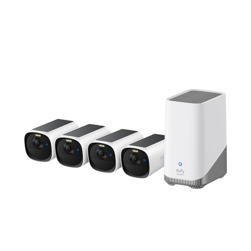 eufyCam E40 4-Kamera-Set + HomeBase S380