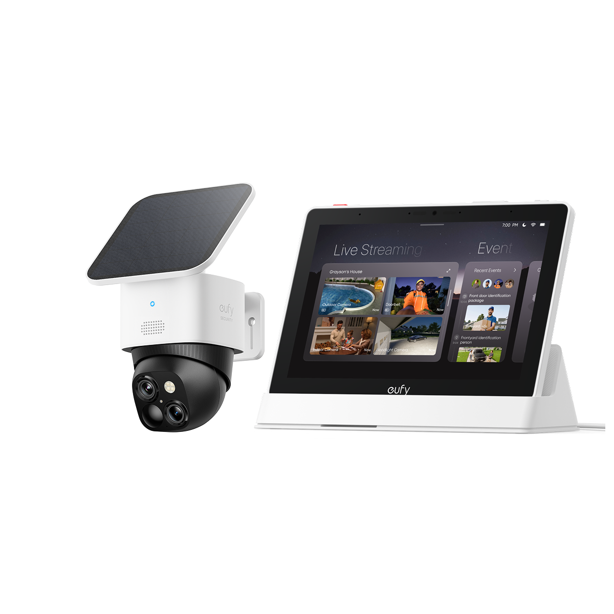 eufyCam Solo S340 Bundle mit Smart Display E10
