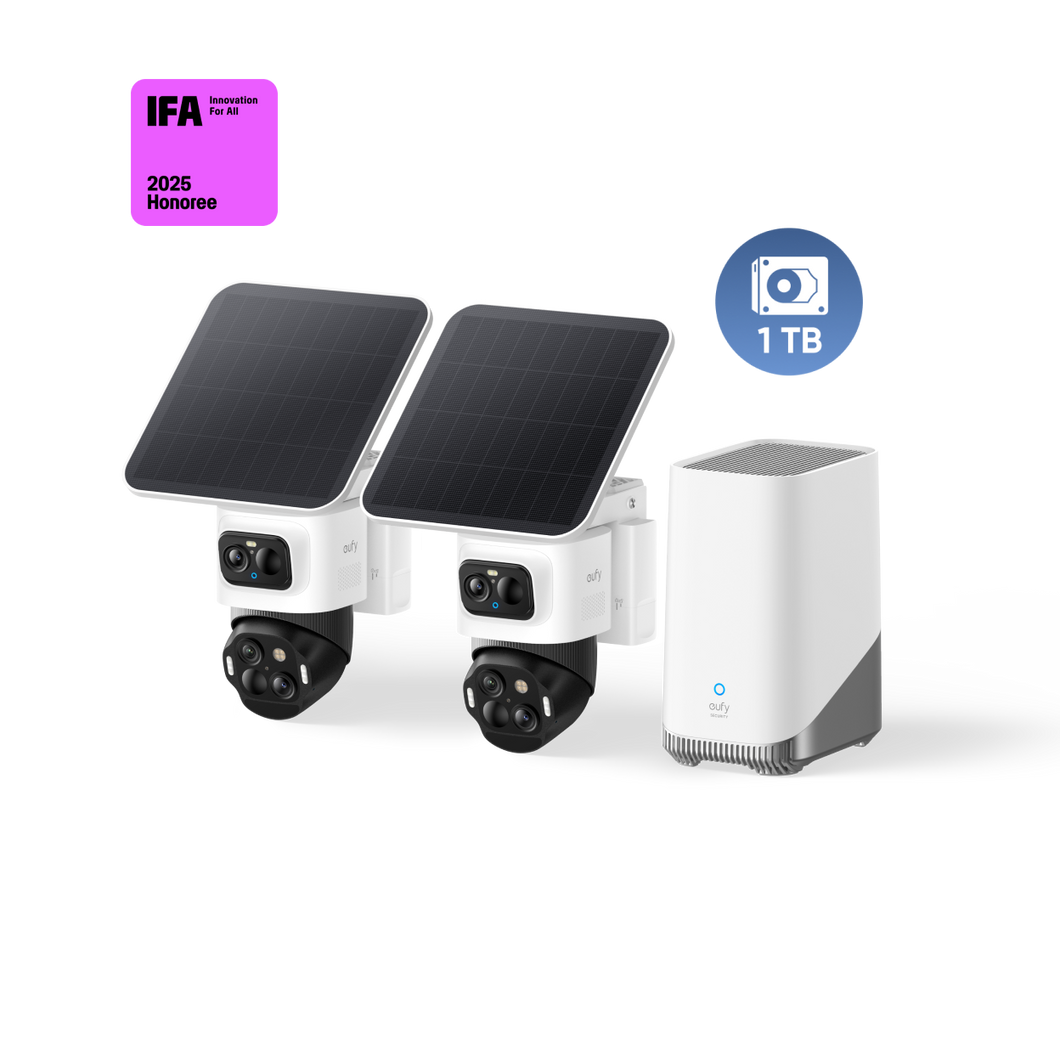eufyCam S4 2‑Kamera‑Set,1TB HDD