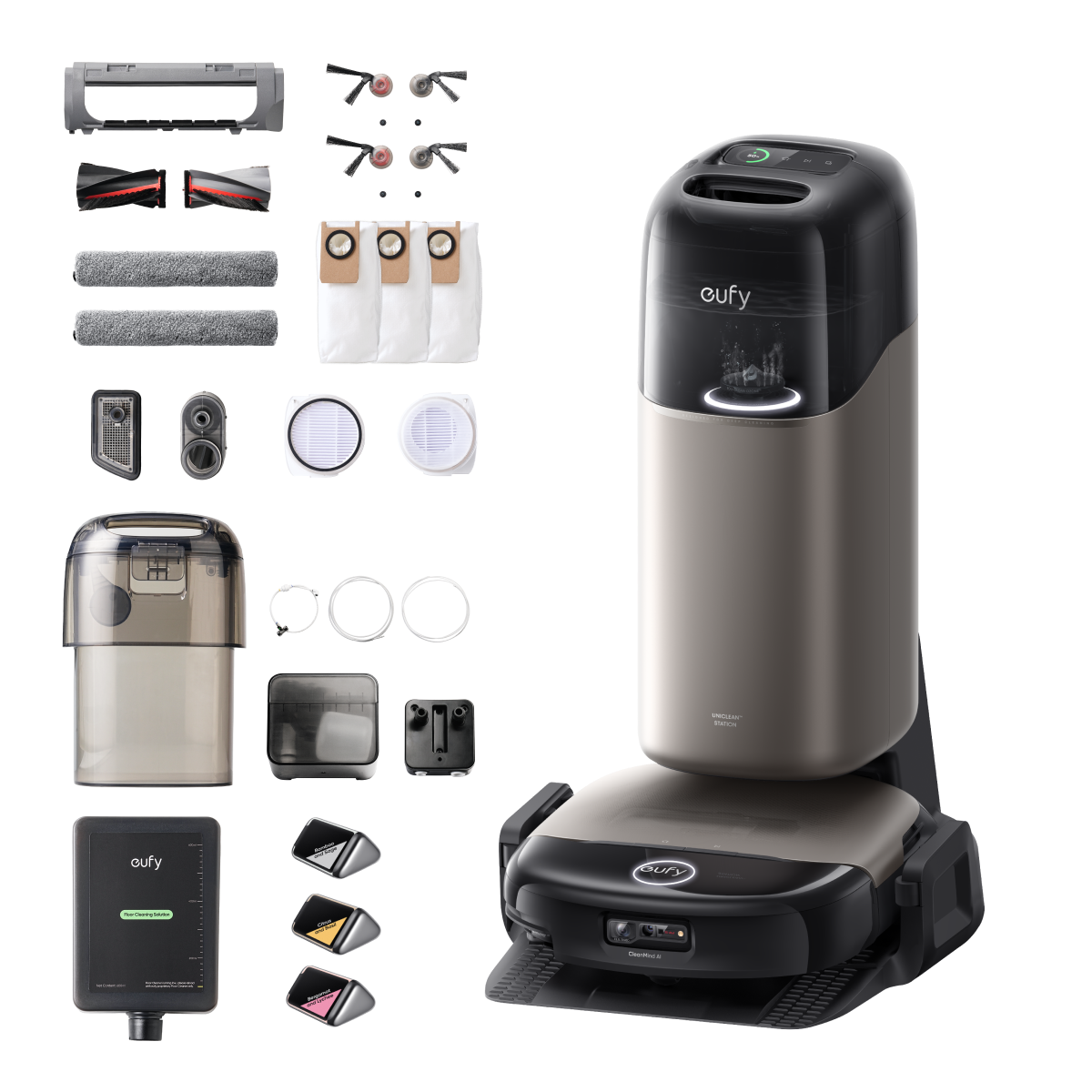 eufy Saug- und Wischroboter HydroJet S2 Deluxe-Set