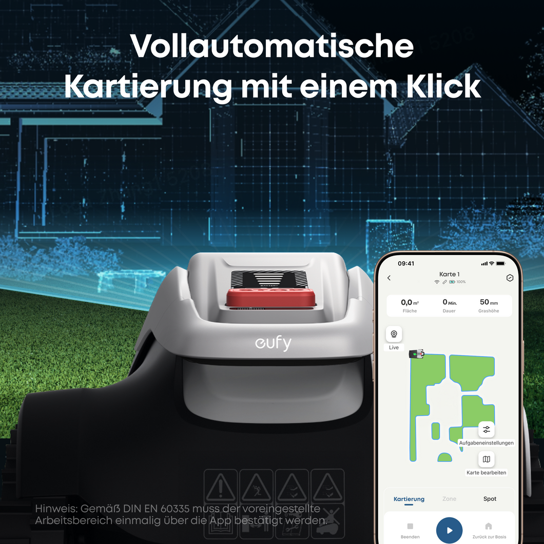 eufy Mähroboter E15 (Inklusive Gratis)