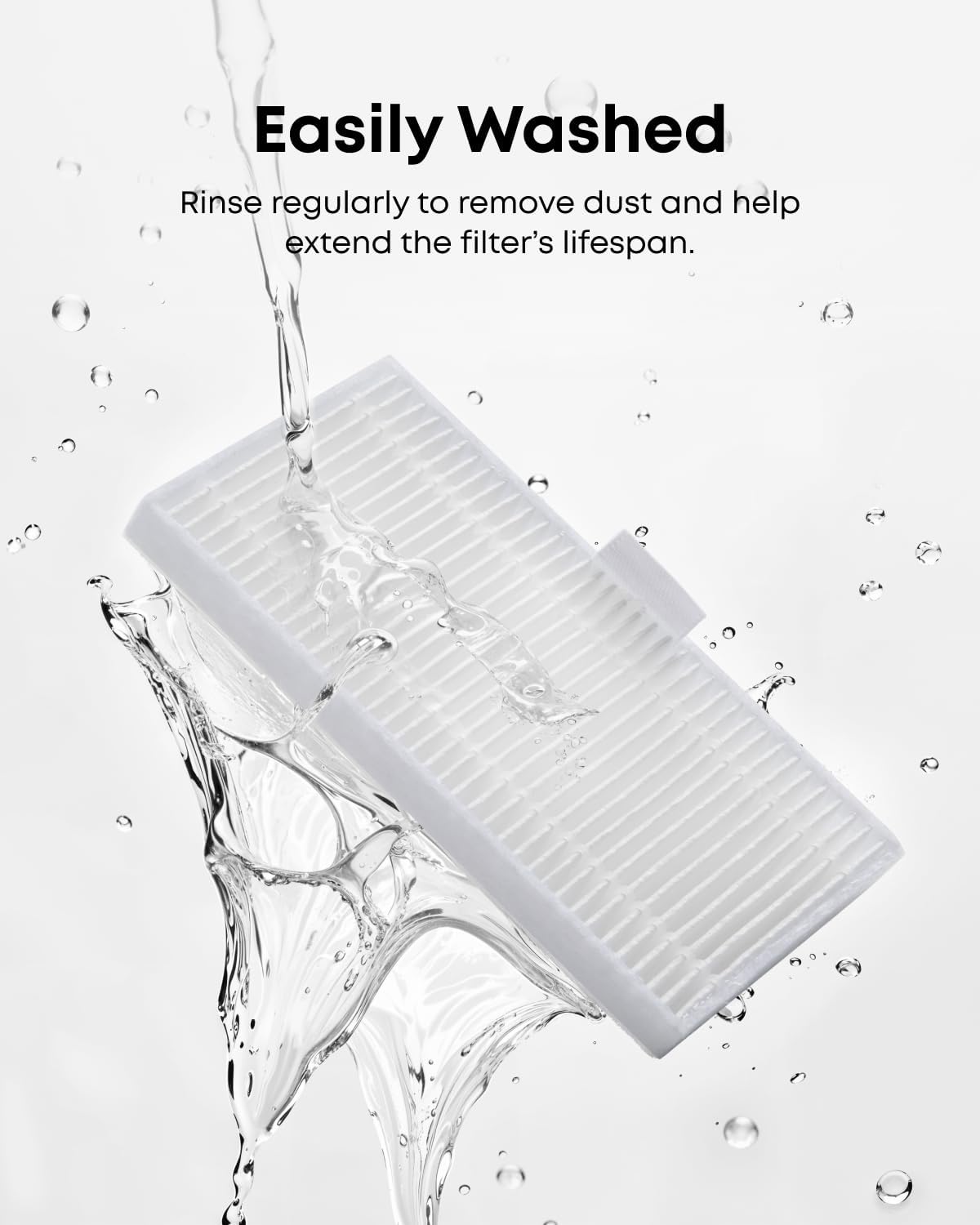 eufy Ersatzfilter, waschbar, für eufy C10, 2er-Pack enthalten