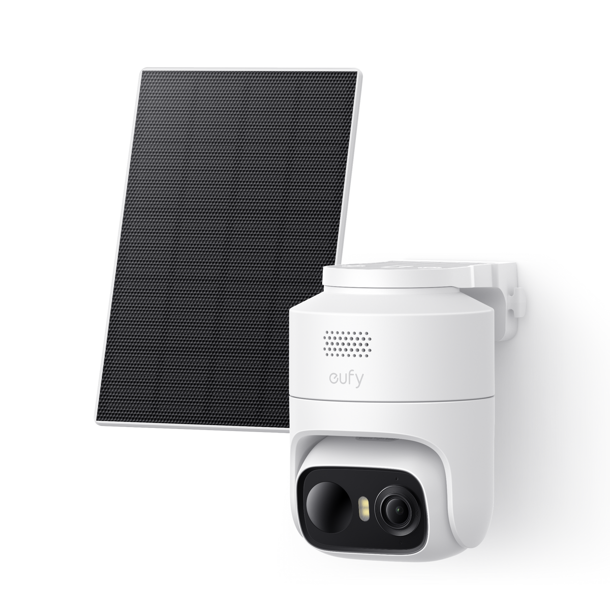 eufy Security eufyCam C37, kabellose 2K Outdoor-Überwachungskameras mit 360° KI-Tracking (Pan & Tilt), Solar, Gesichtserkennung, Farb-Nachtsicht, ohne ABO-Kosten