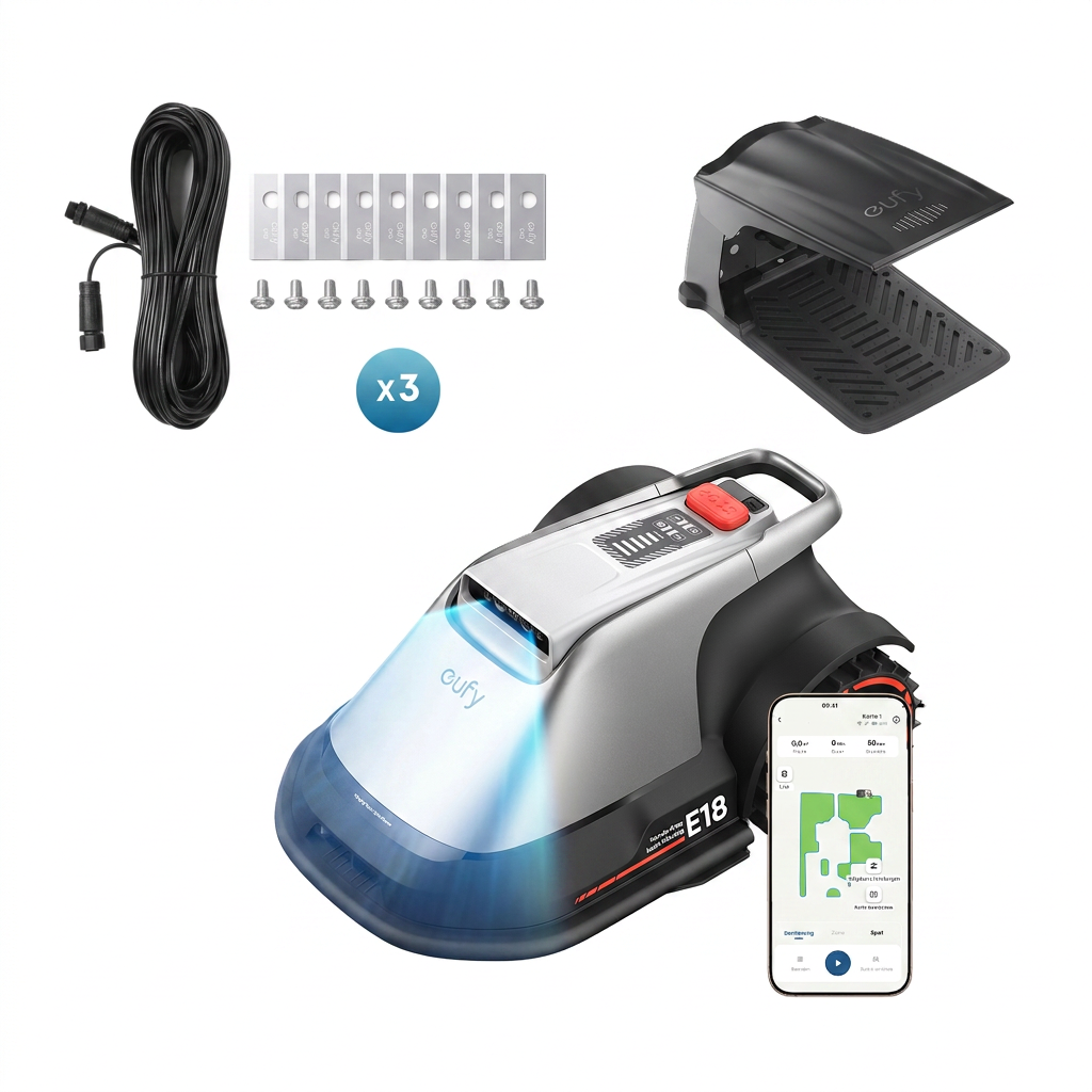 eufy Mähroboter E18 Deluxe-Set