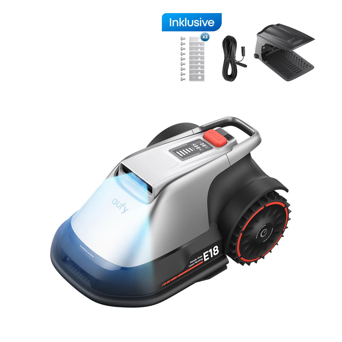 eufy Mähroboter E18 Deluxe-Set